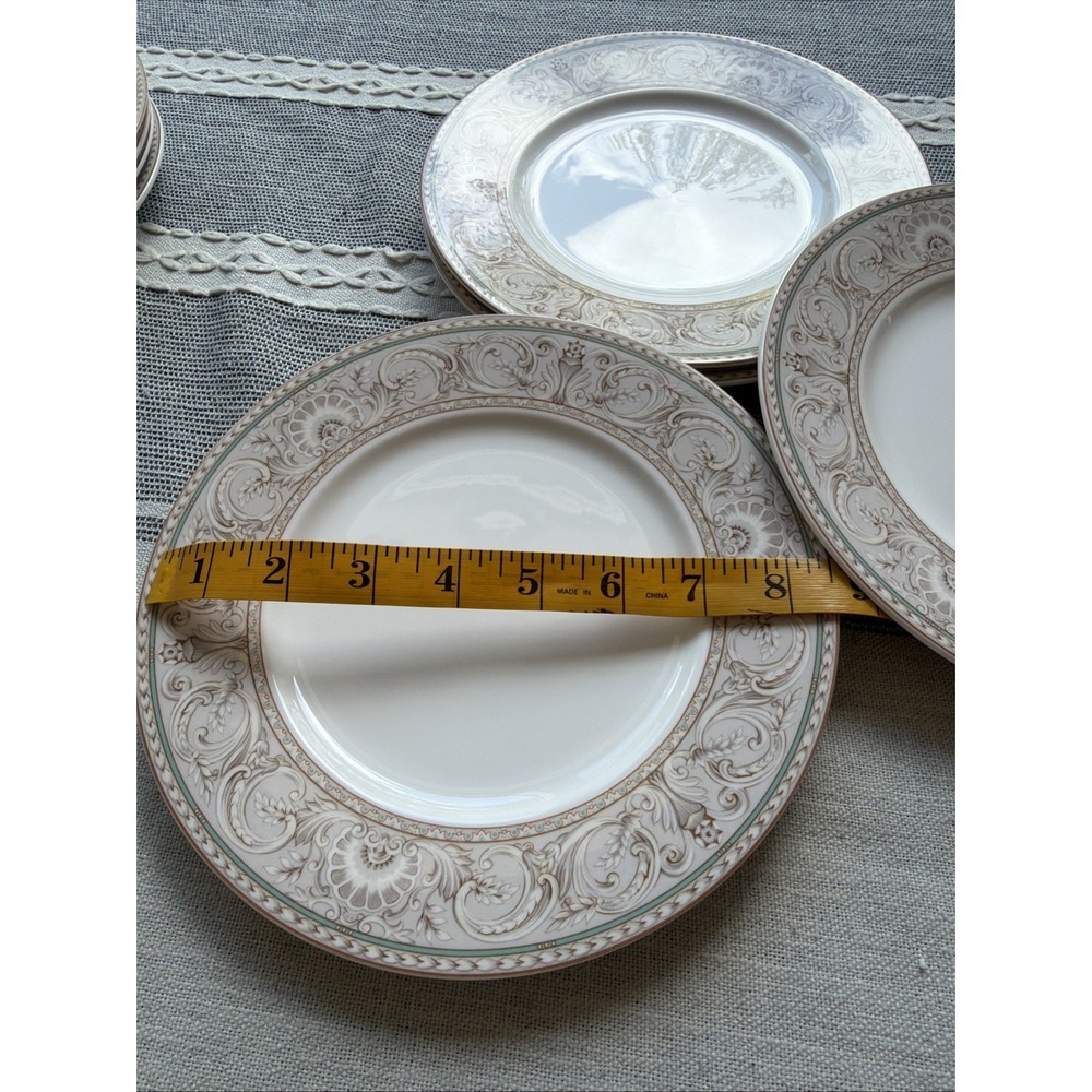 Set 4 Christopher Stuart  8.5" Salad Plates OPTIMA Vintage China - Picture 3 of 4